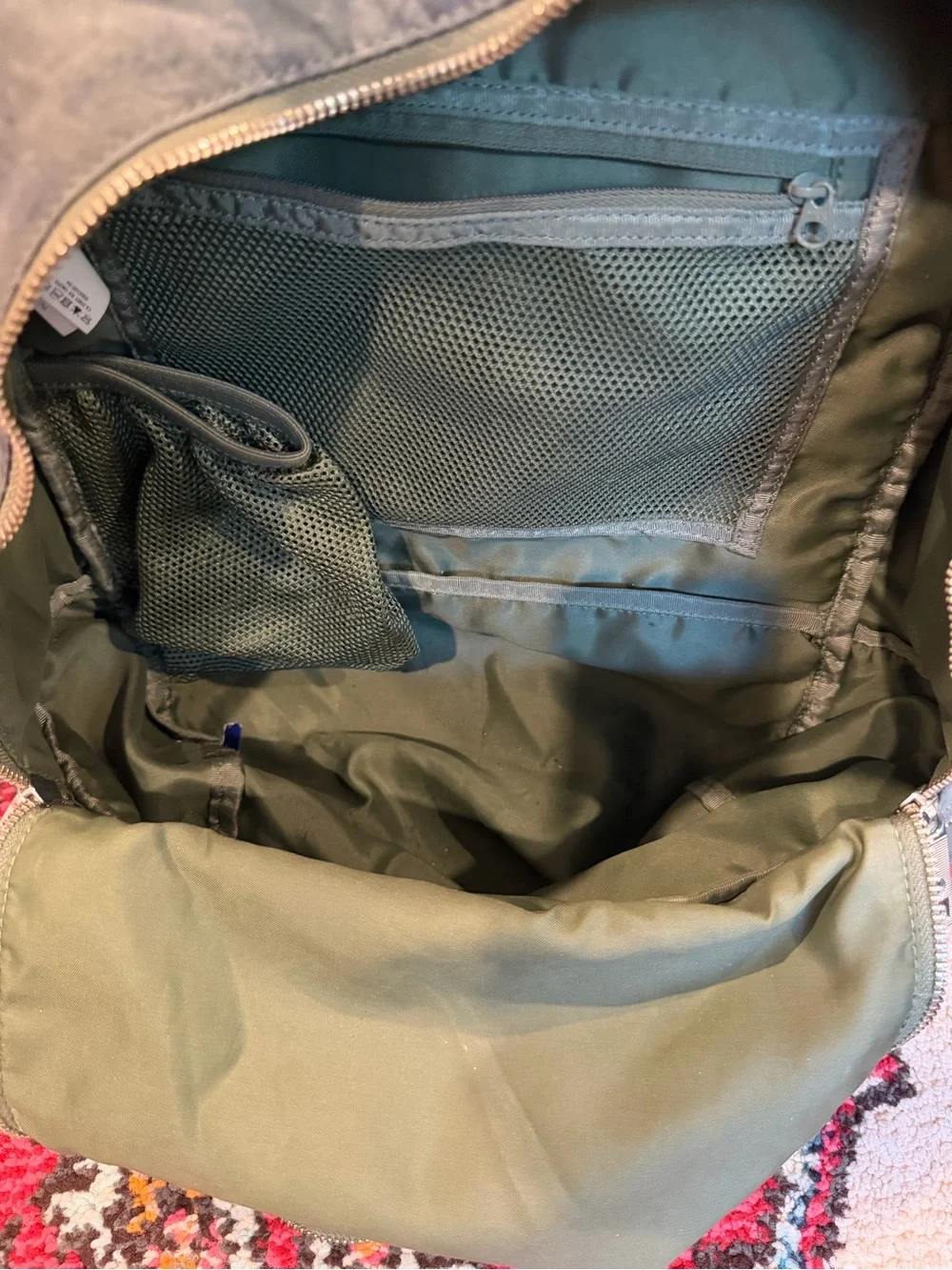 Women’s lululemon olive green backpack